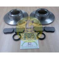 Land Rover Discovery 1 Front Brake Disc & Pad Kit